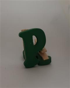حروف چوبی گیره دار 3*3(سبزP)