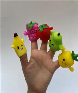 عروسک انگشتی سیلیکونی میوه ها